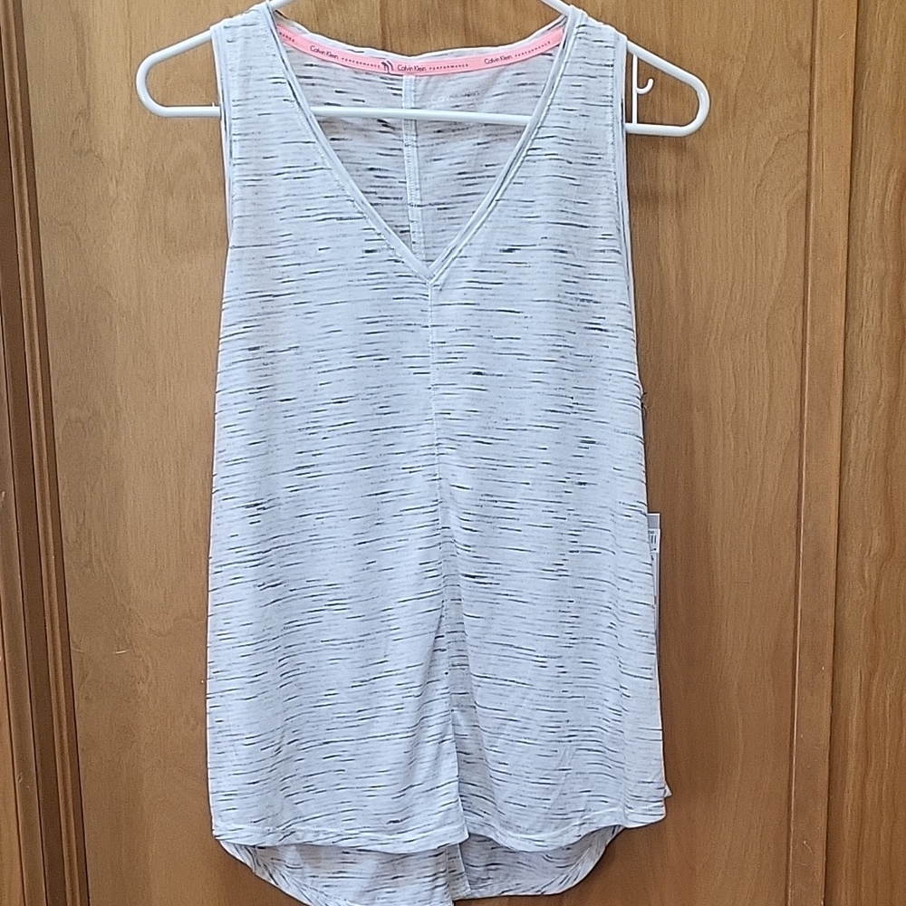 Calvin Klein Performance Light Gray Tank Top